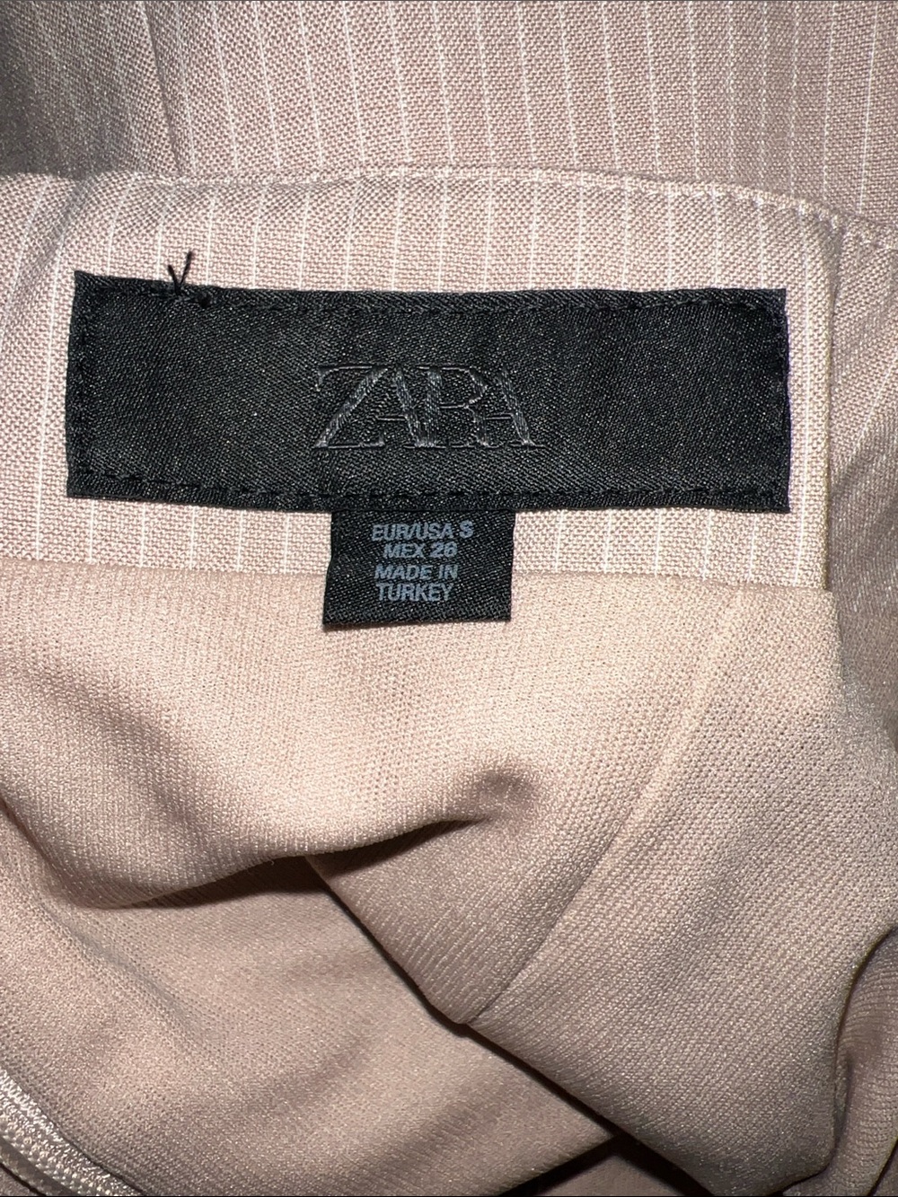 Zara Blush Pleated Mini Skirt Set - Picture 3 of 3